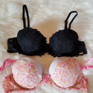 2 Victoria's Secret PINK Bras, 34A